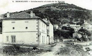 Herbillon - Gendarmerie et Route de la Marine